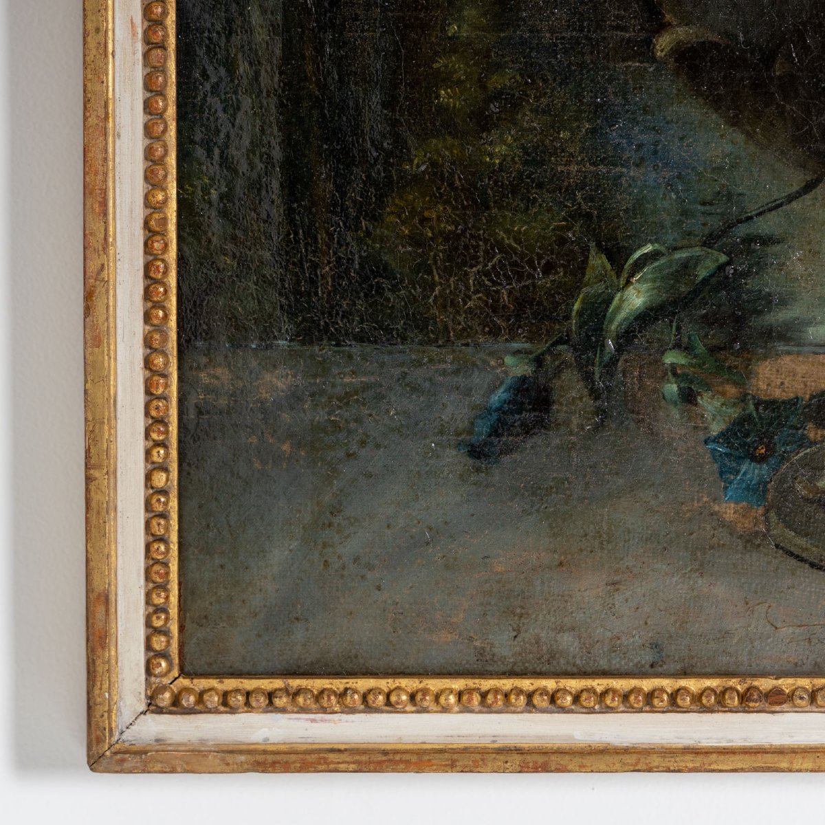 Paire de natures mortes florales, probablement Italie, XVIIIe siècle-photo-3