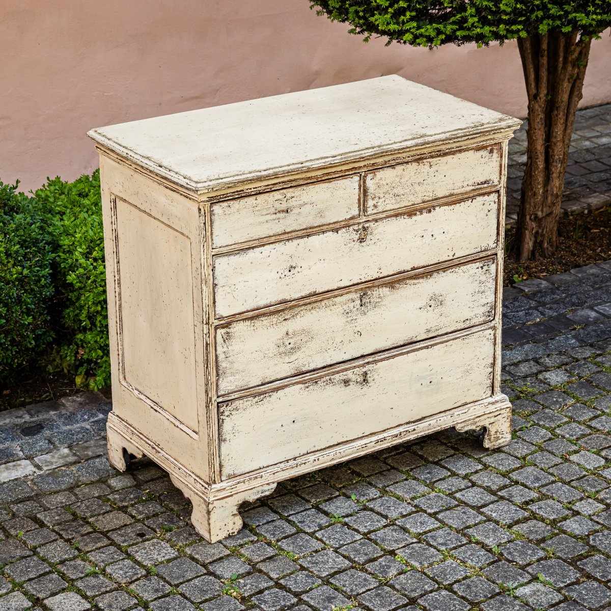 Commode peinte, époque de George III, Angleterre, XVIIIe siècle-photo-3