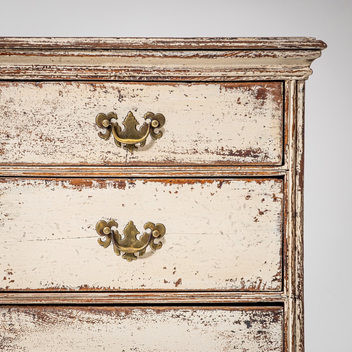 Painted Chest Of Drawers, George III Period, England, 18th Century-photo-4