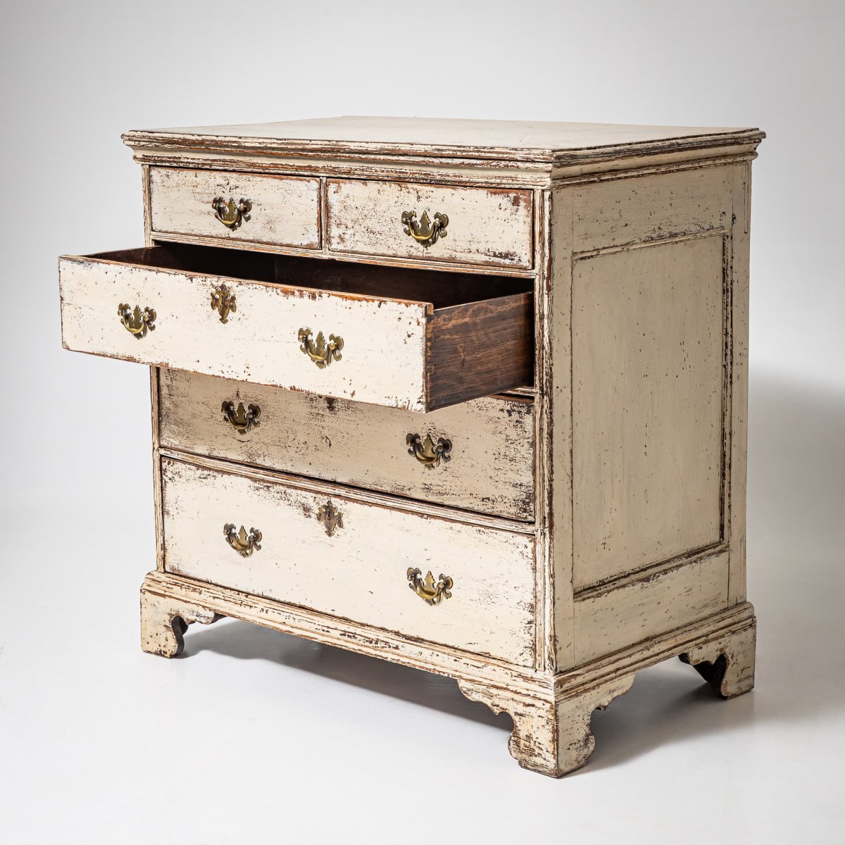 Painted Chest Of Drawers, George III Period, England, 18th Century-photo-1