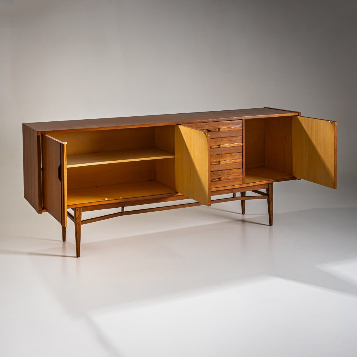 Buffet de style Mid-Century, probablement d'Italie, années 1960-photo-6