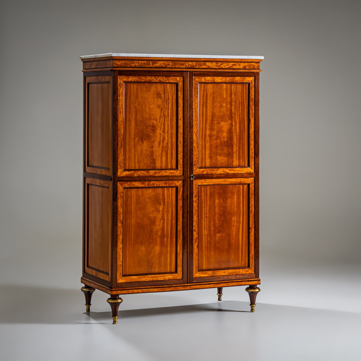 Cardboard Box, Stamped Claude-charles Saunier, France, Circa 1790