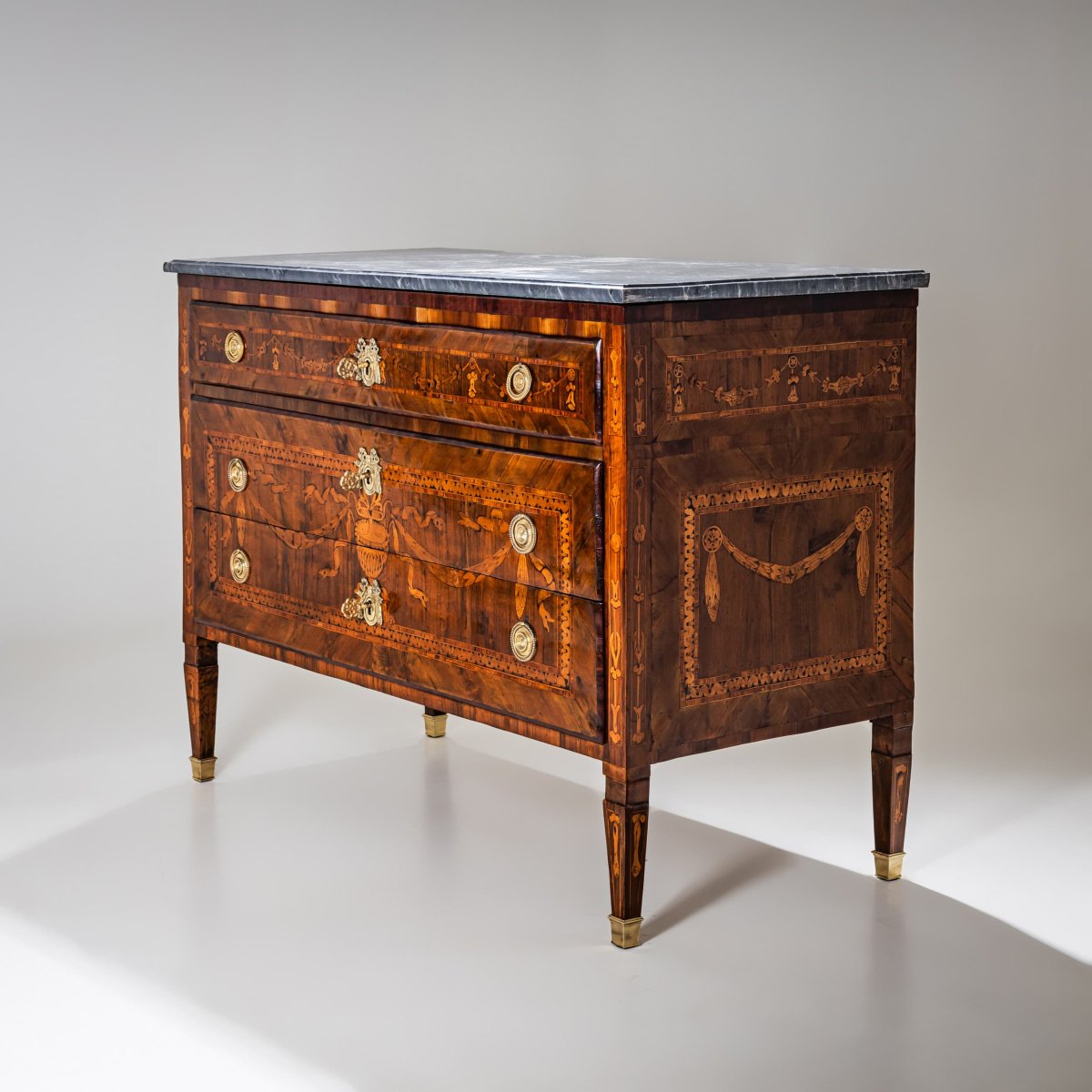 Neoclassical Chest Of Drawers, Lombardy, Late 18th Century-photo-5