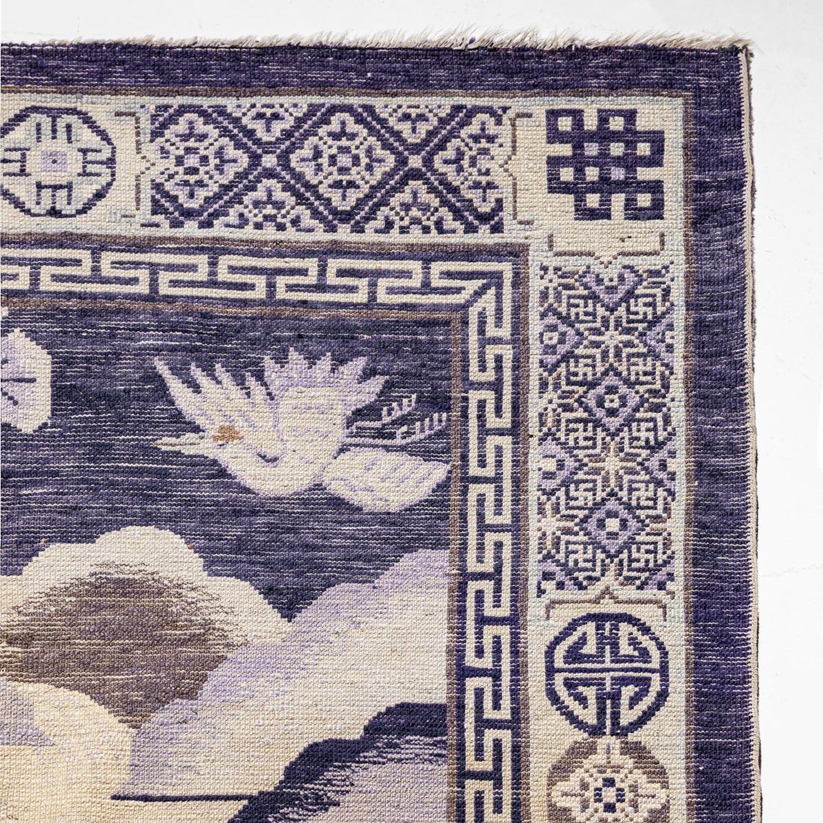 Chinese Baotou Rug, First Half Of The 20th Century-photo-7