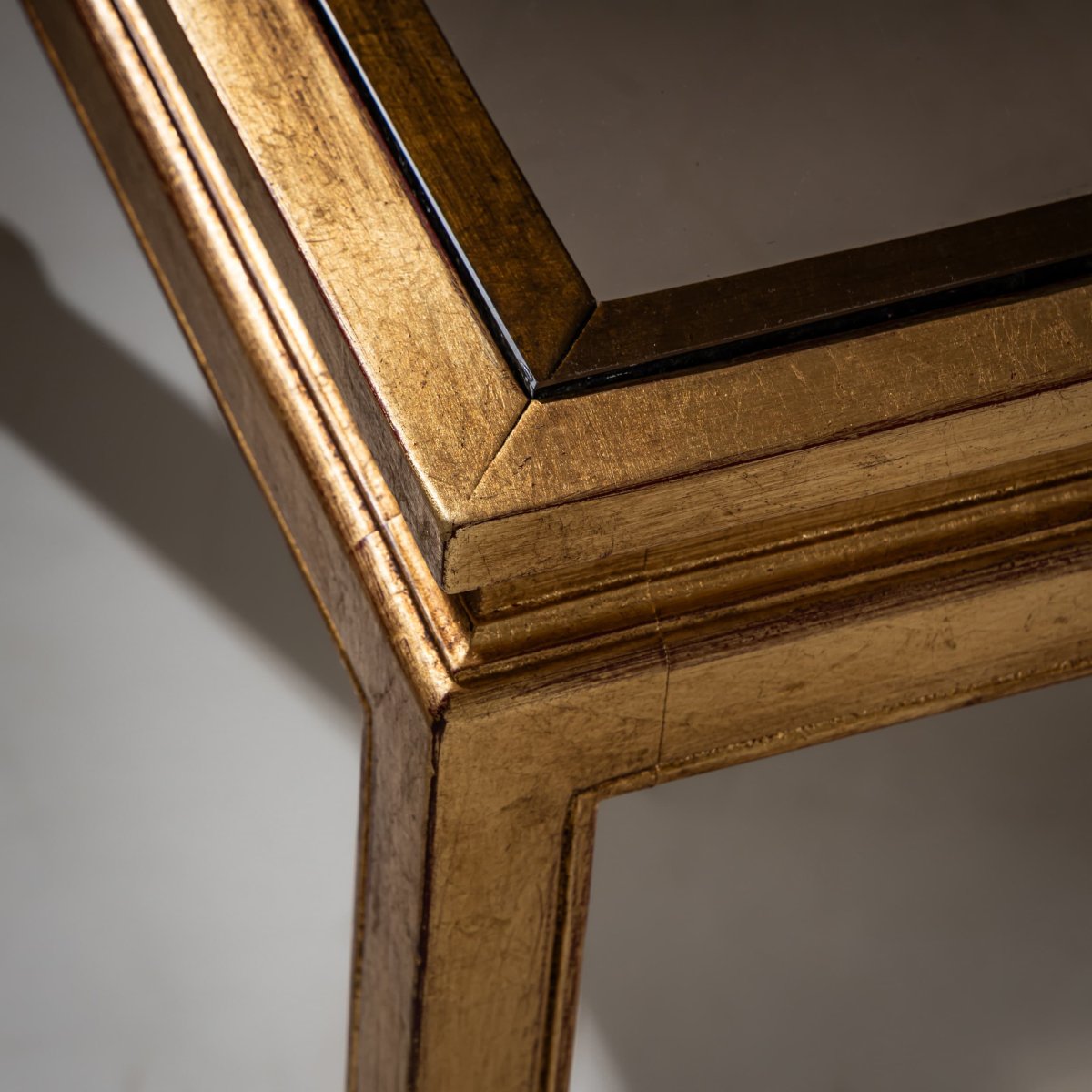 Paire de tables basses modernes avec plateau en verre, années 1970-photo-6