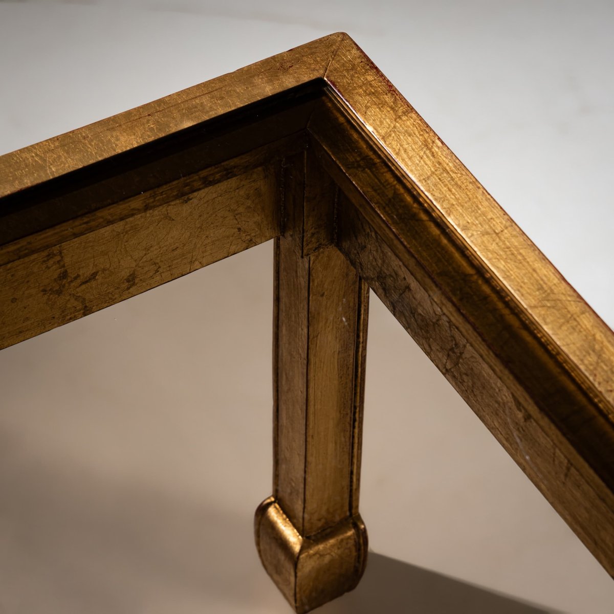 Paire de tables basses modernes avec plateau en verre, années 1970-photo-8