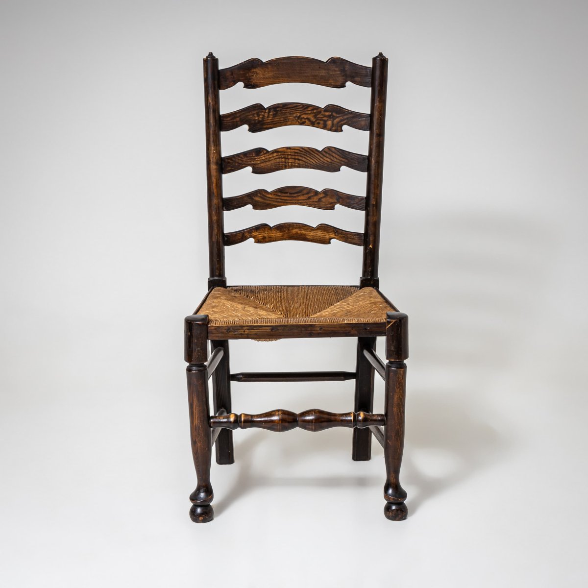 Dining Chairs With Ladder Backs, Probably 19th Century-photo-3