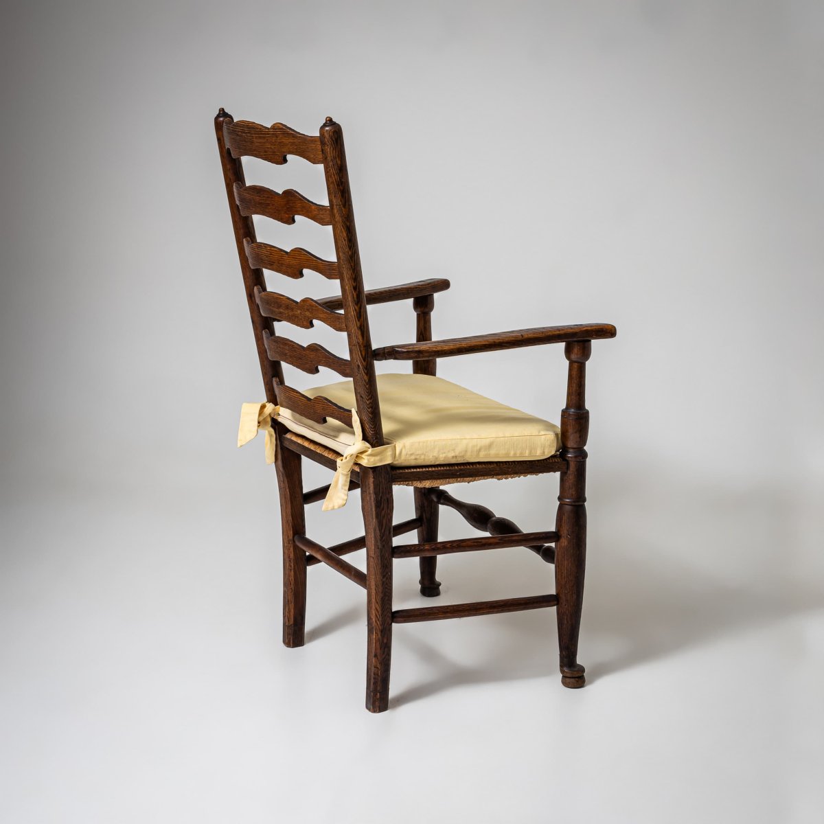 Dining Chairs With Ladder Backs, Probably 19th Century-photo-8