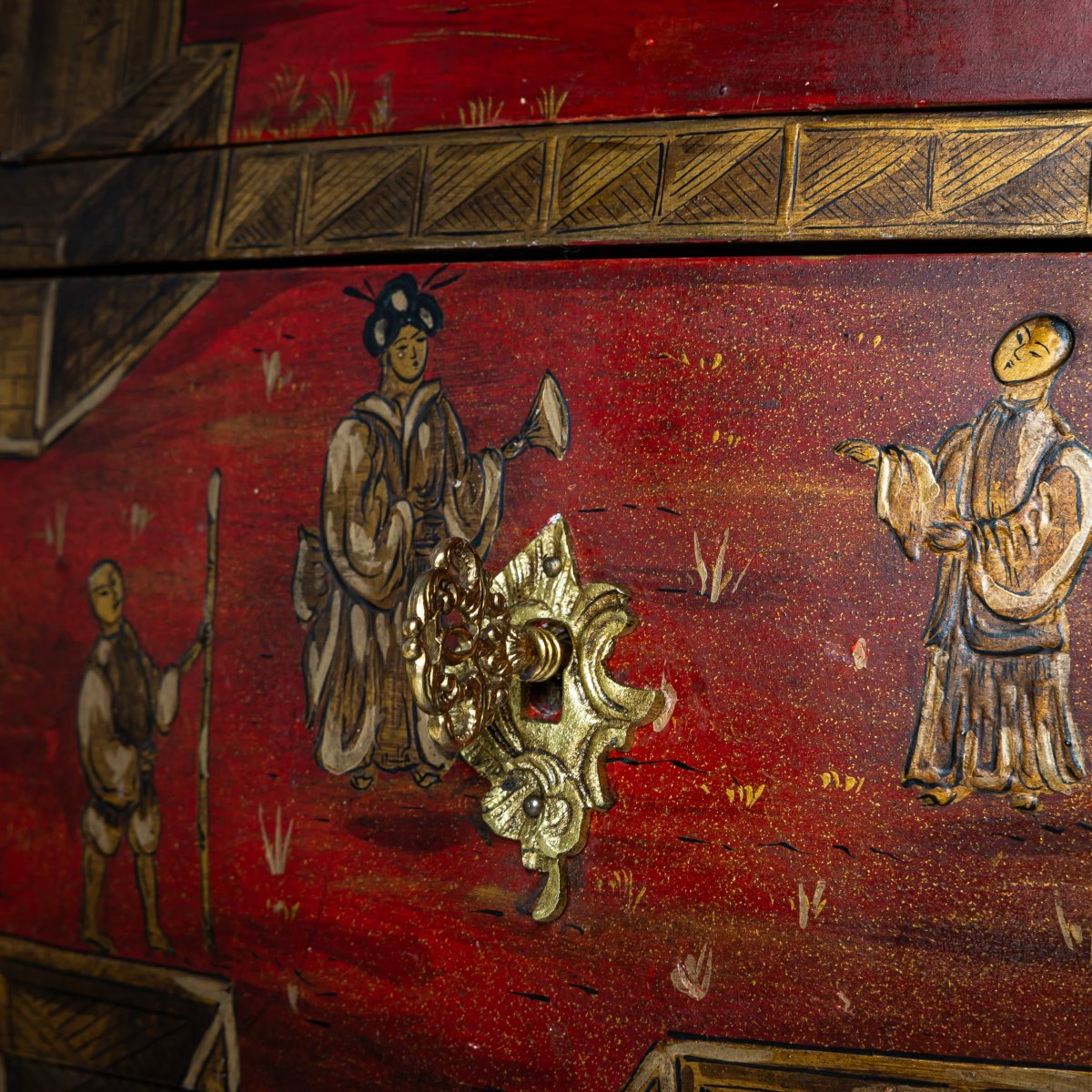 Commode chinoise, première moitié du XXe siècle-photo-3