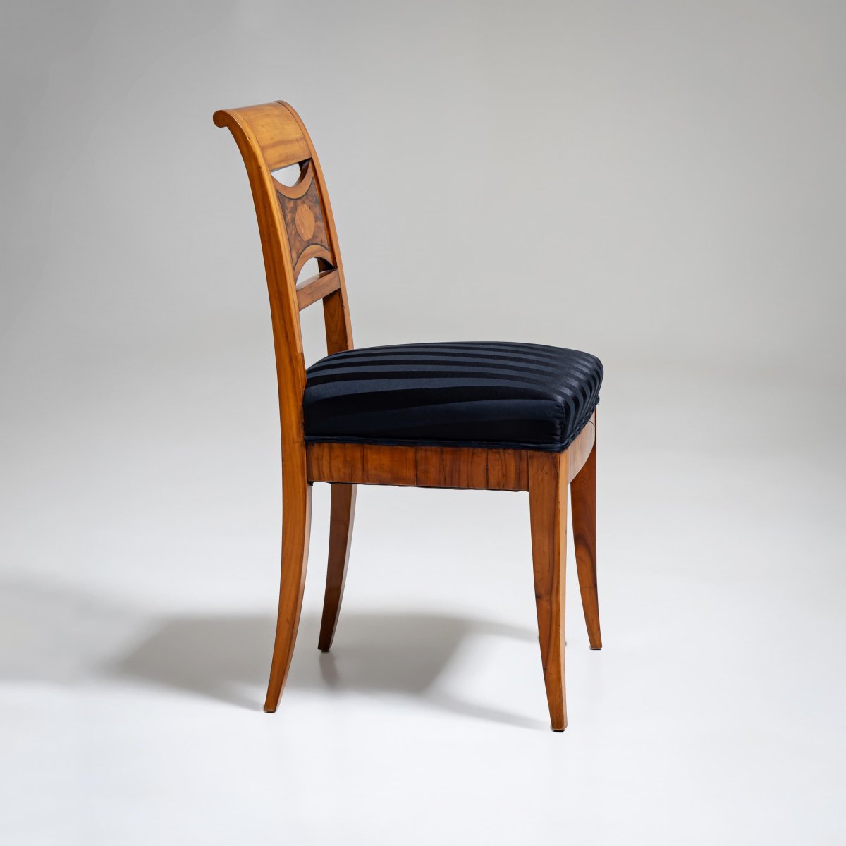 Eight Biedermeier Dining Chairs, Circa 1820-photo-4