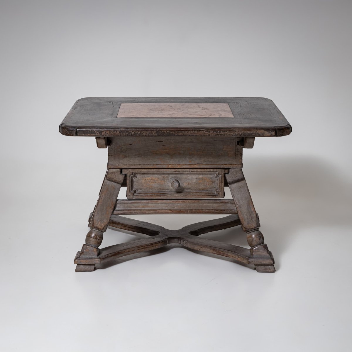 Rustic Table Used As A Coffee Table, 20th Century-photo-1