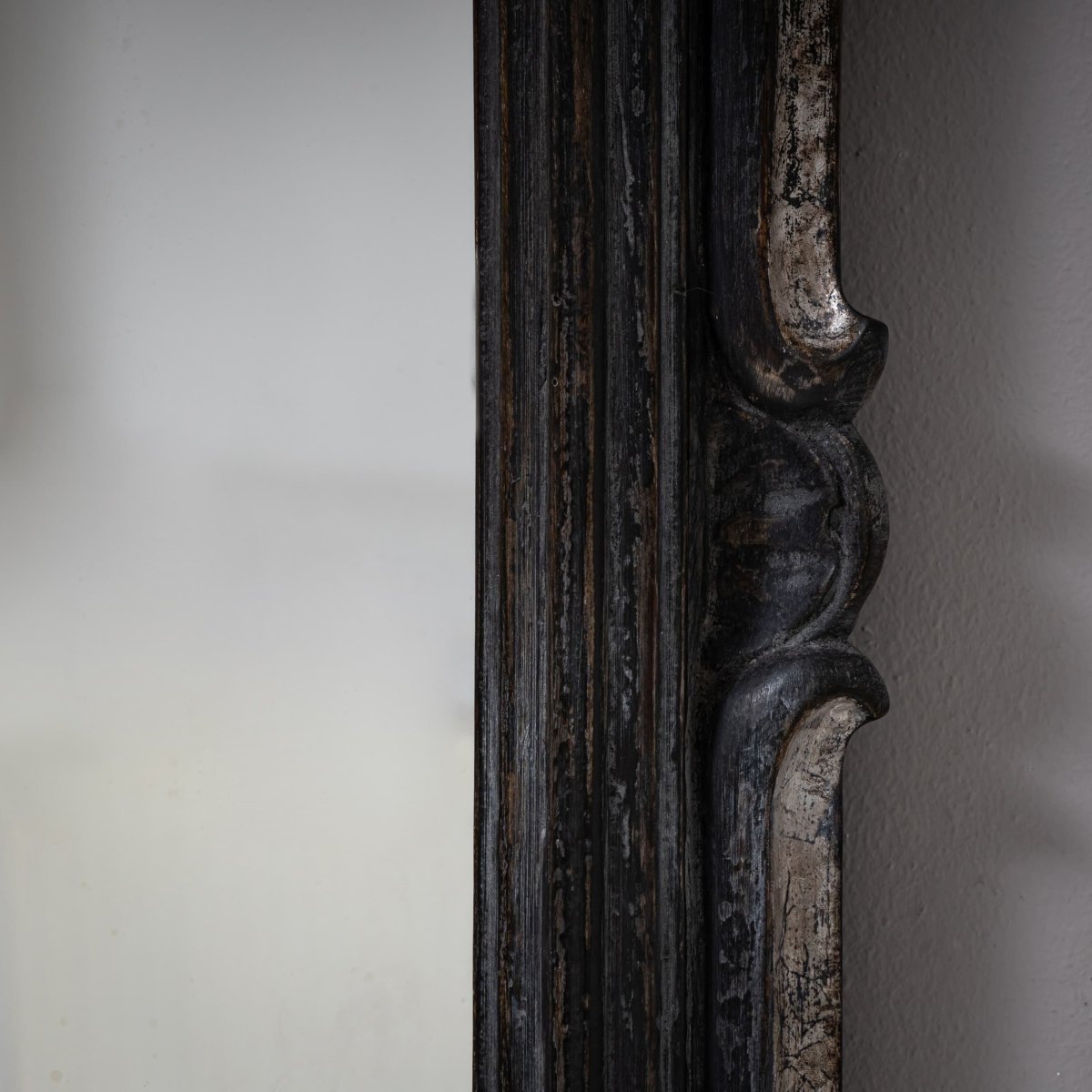 Miroir mural de style baroque, fin XIXe / début XXe siècle-photo-5