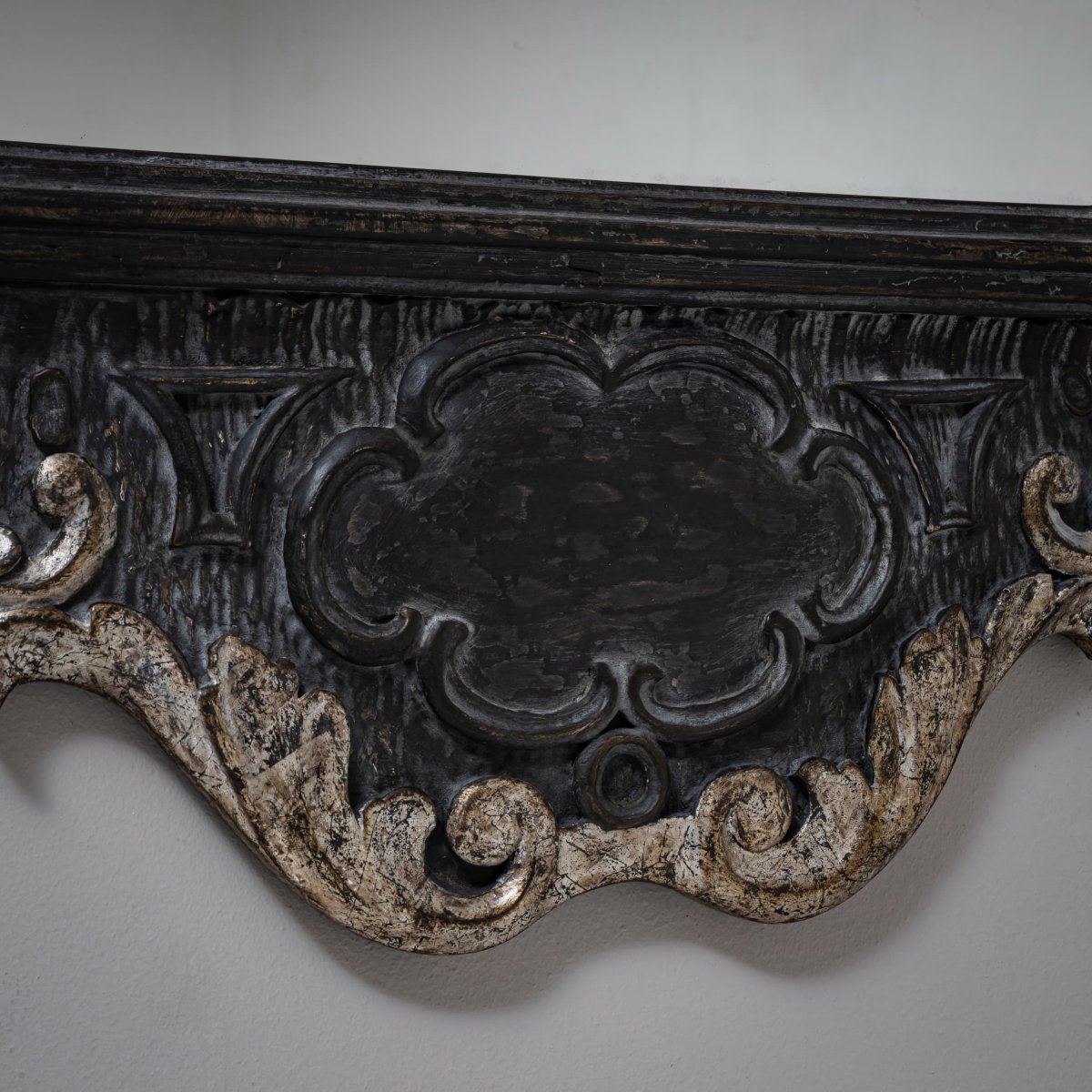 Miroir mural de style baroque, fin XIXe / début XXe siècle-photo-6