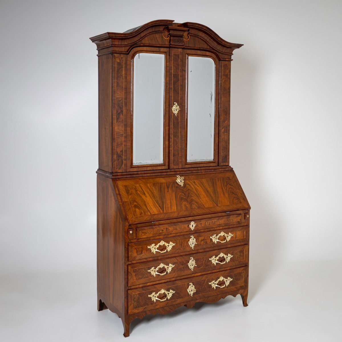 Secrétaire baroque, Saxe, milieu du XVIIIe siècle-photo-2