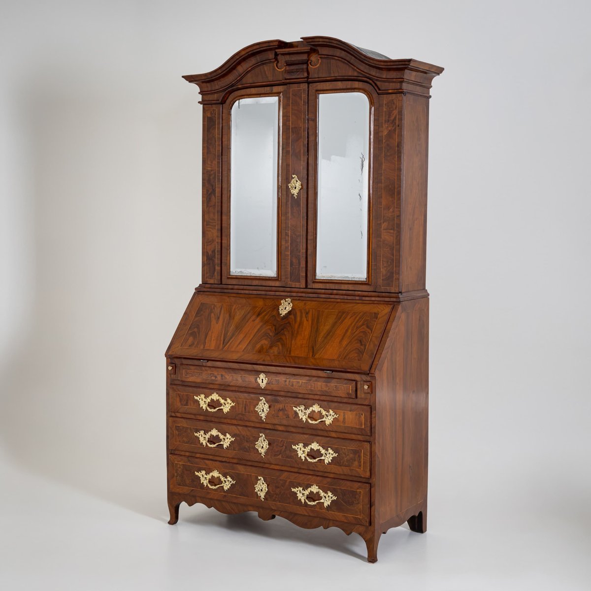 Secrétaire baroque, Saxe, milieu du XVIIIe siècle-photo-4