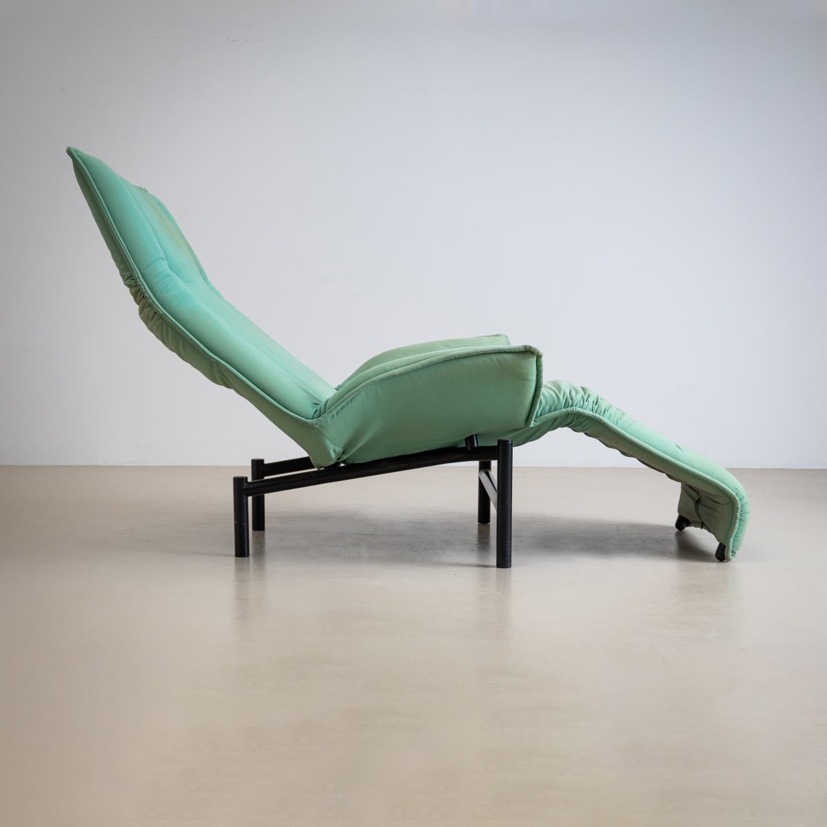 Turquoise “veranda” Armchairs By Vico Magistretti For Cassina, Italy, Late 20th Century-photo-4