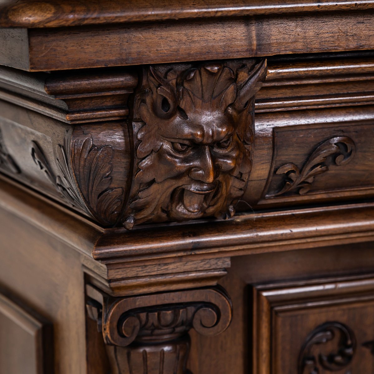 Historicist Cabinet With Barometer, Germany, Late 19th Century-photo-4