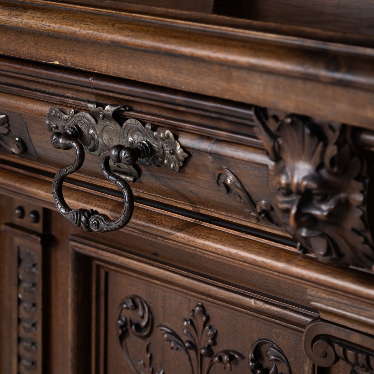 Historicist Cabinet With Barometer, Germany, Late 19th Century-photo-6