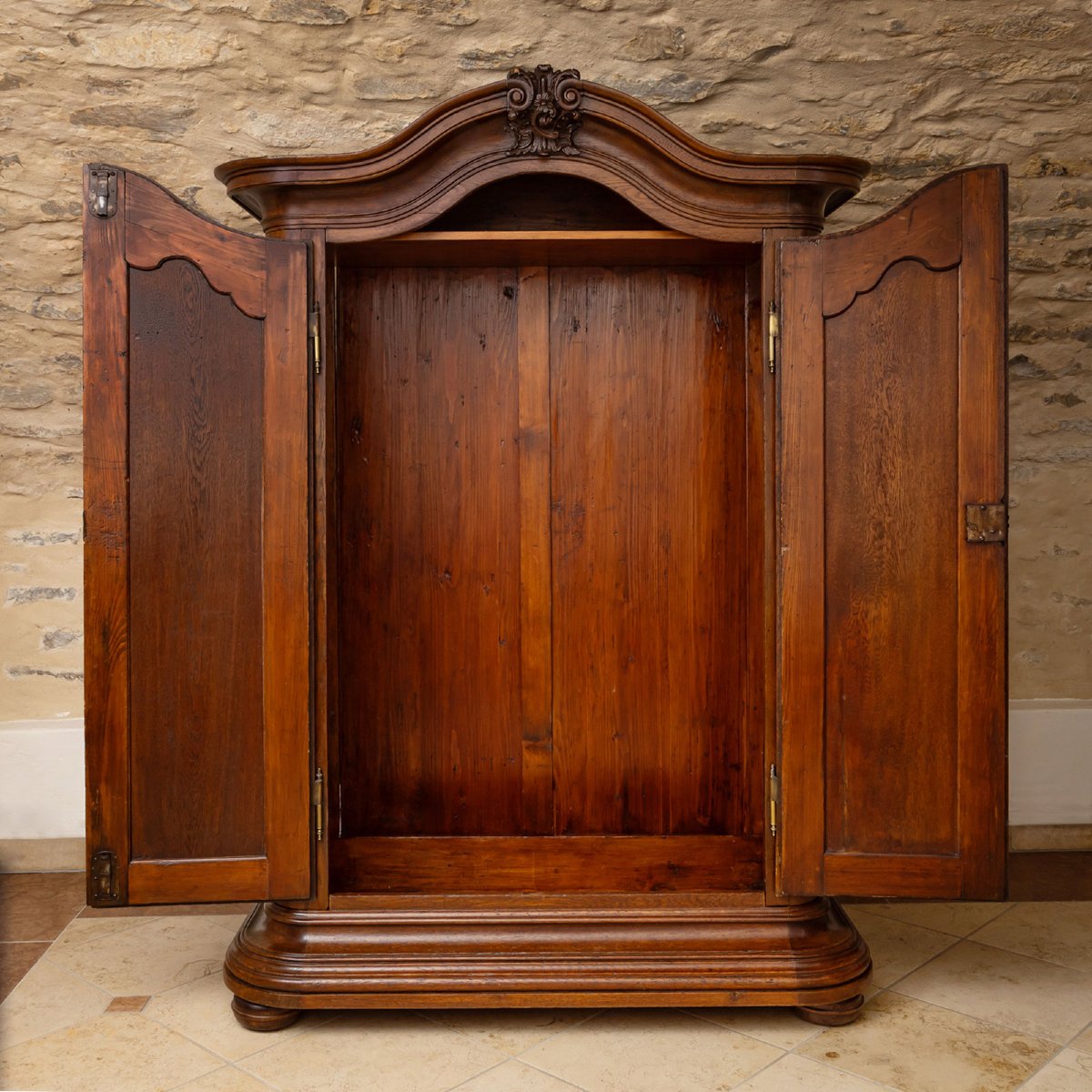 Armoire baroque en chêne, XVIIIe siècle-photo-4