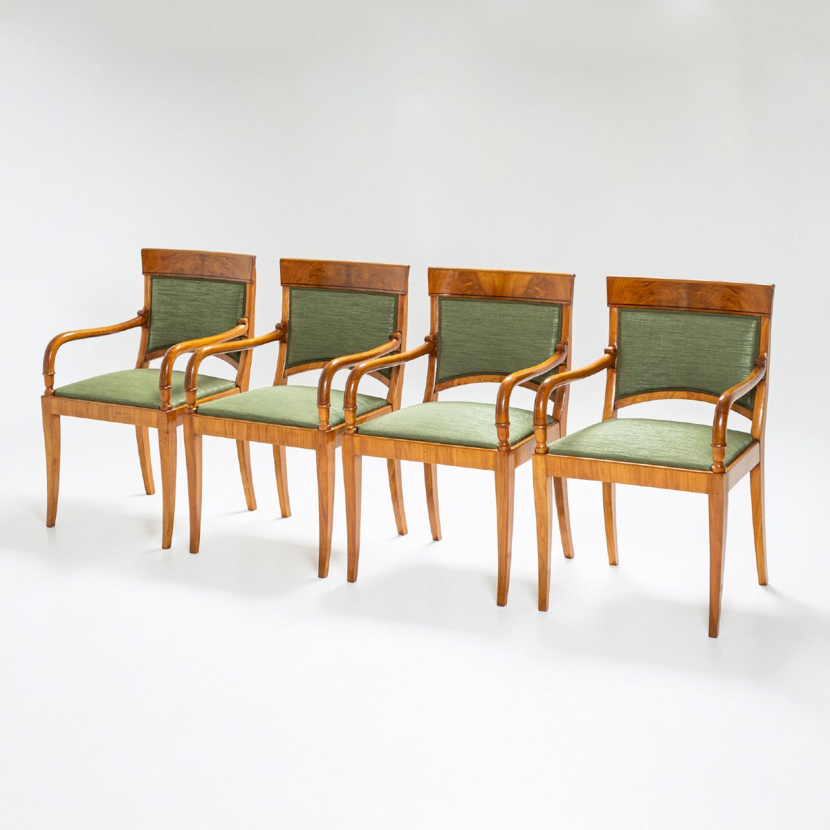 Set Of Four Armchairs, France, Early 19th Century-photo-1