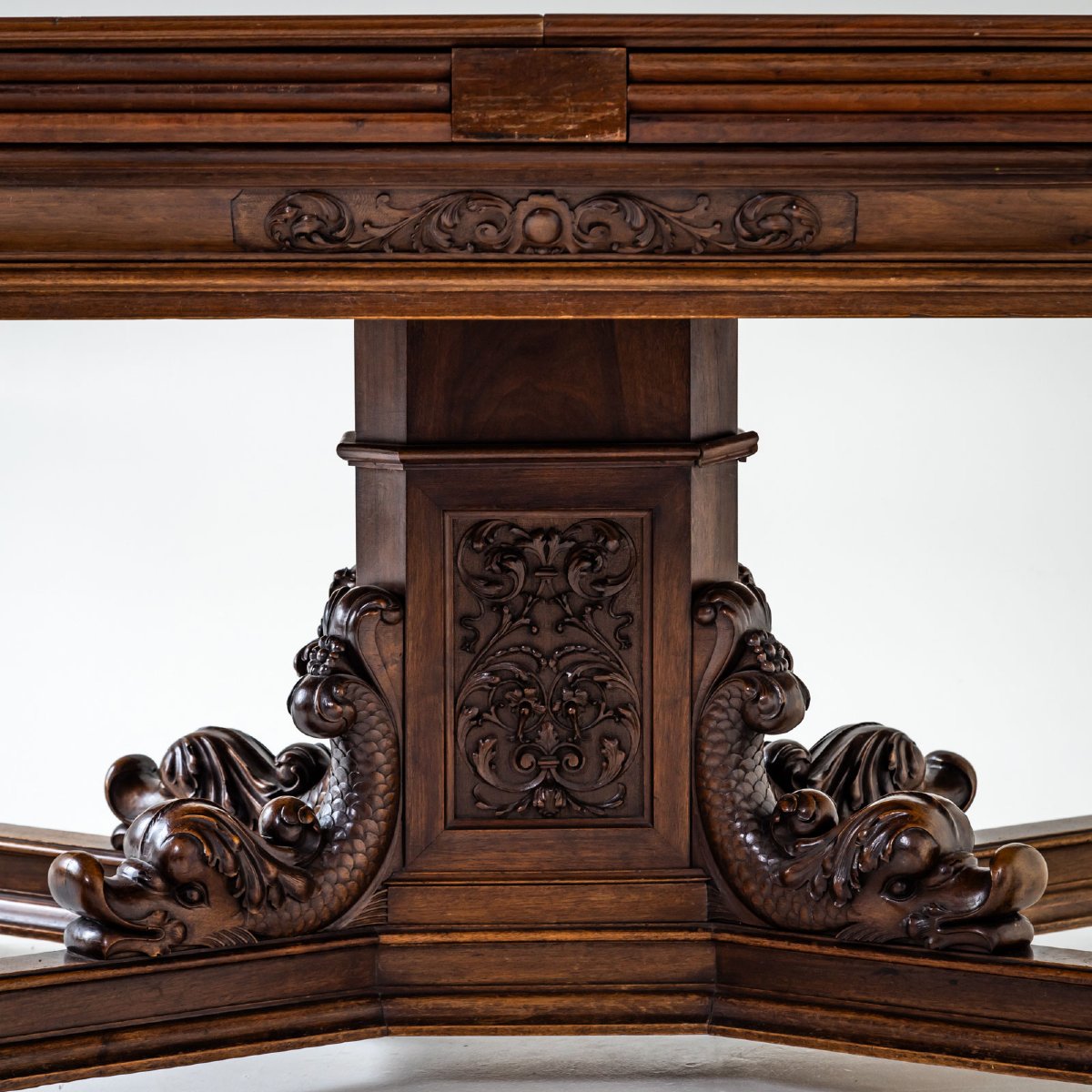 Extendable Table In The Historicist Style, Germany, Late 19th Century-photo-2