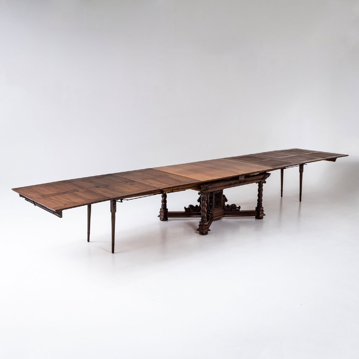 Extendable Table In The Historicist Style, Germany, Late 19th Century-photo-3