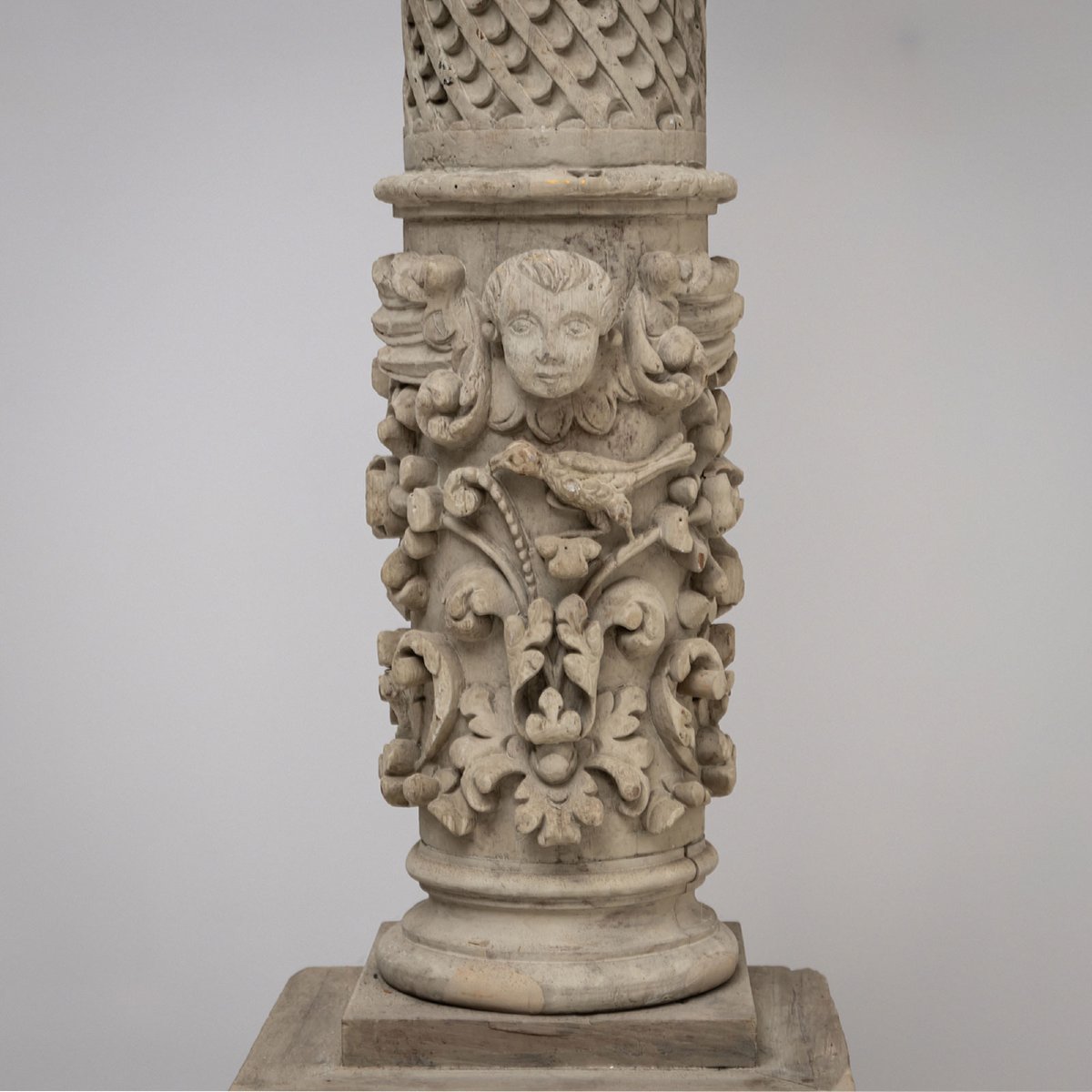 Historic Wooden Column, 19th Century-photo-3