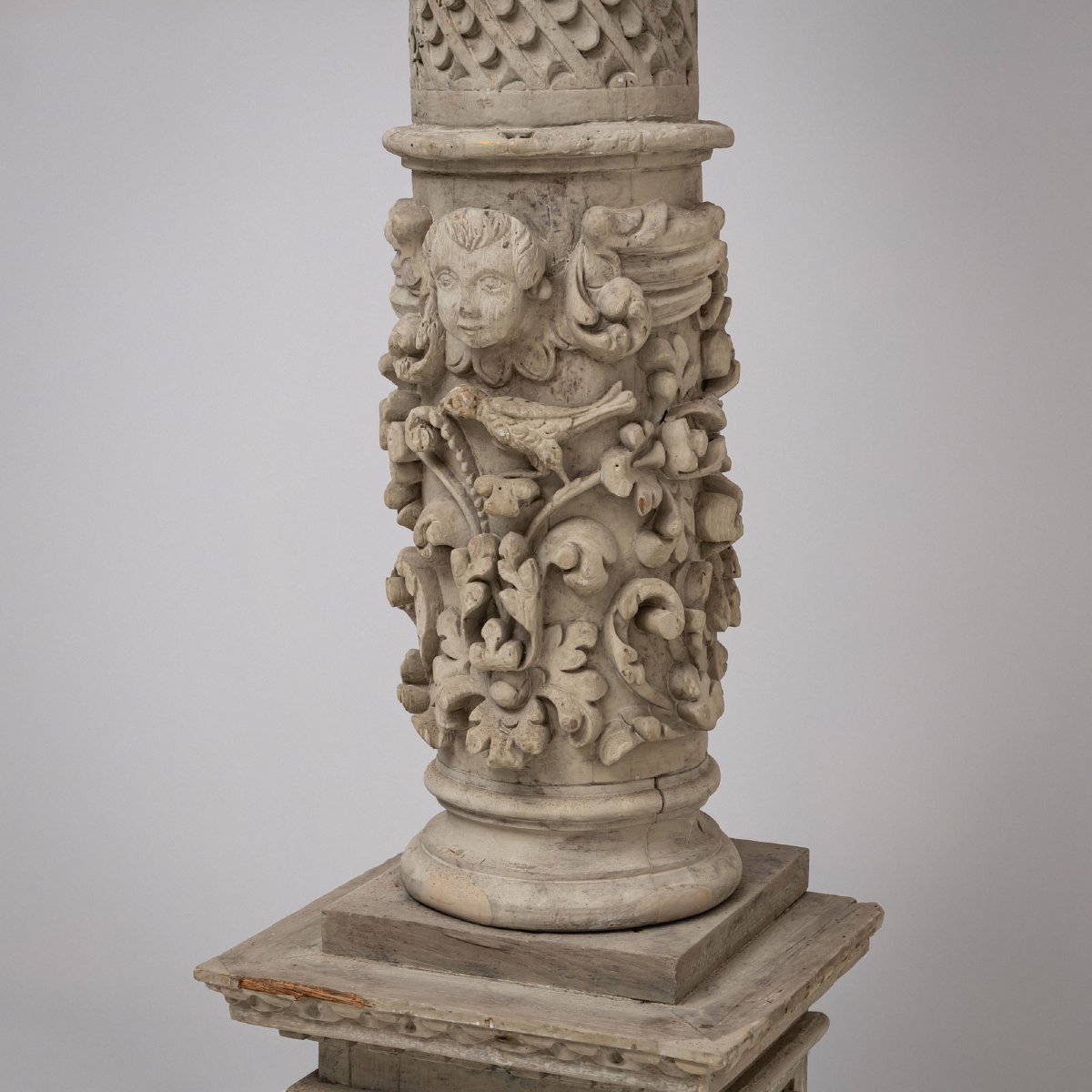 Historic Wooden Column, 19th Century-photo-5