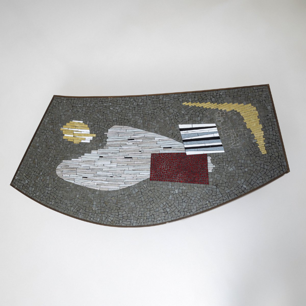 Table basse avec plateau en mosaïque, Berthold Müller-Oerlinghausen (1893-1979), milieu du XXe -photo-4