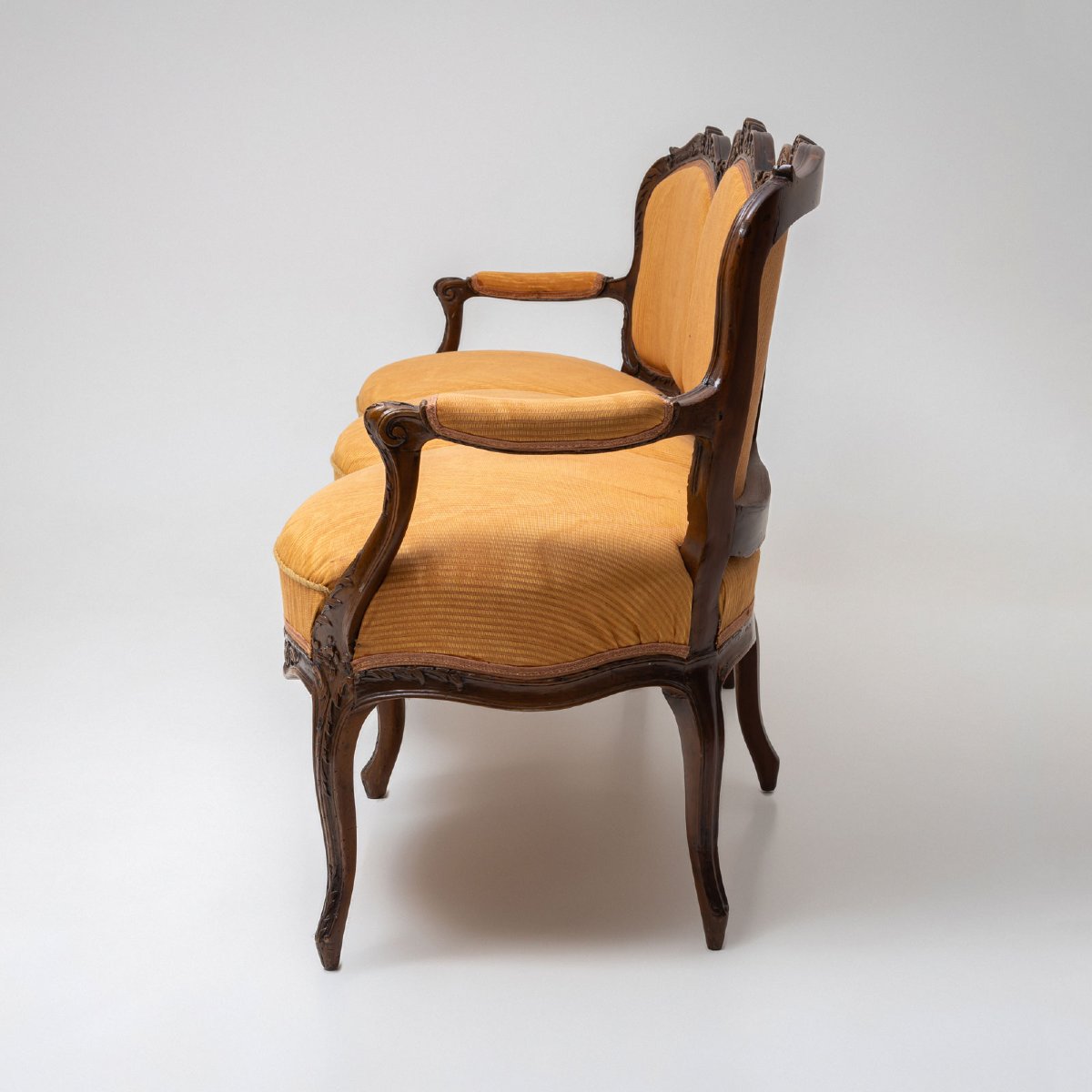 Three-seater Sofa In The Baroque Style, Second Half Of The 19th Century-photo-2