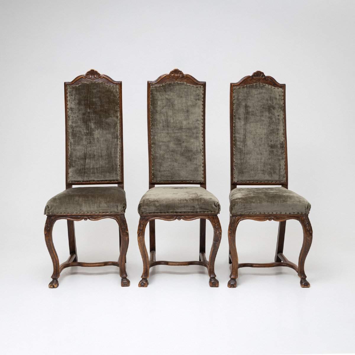 Chaises baroques Louis XV, XVIIIe siècle-photo-3