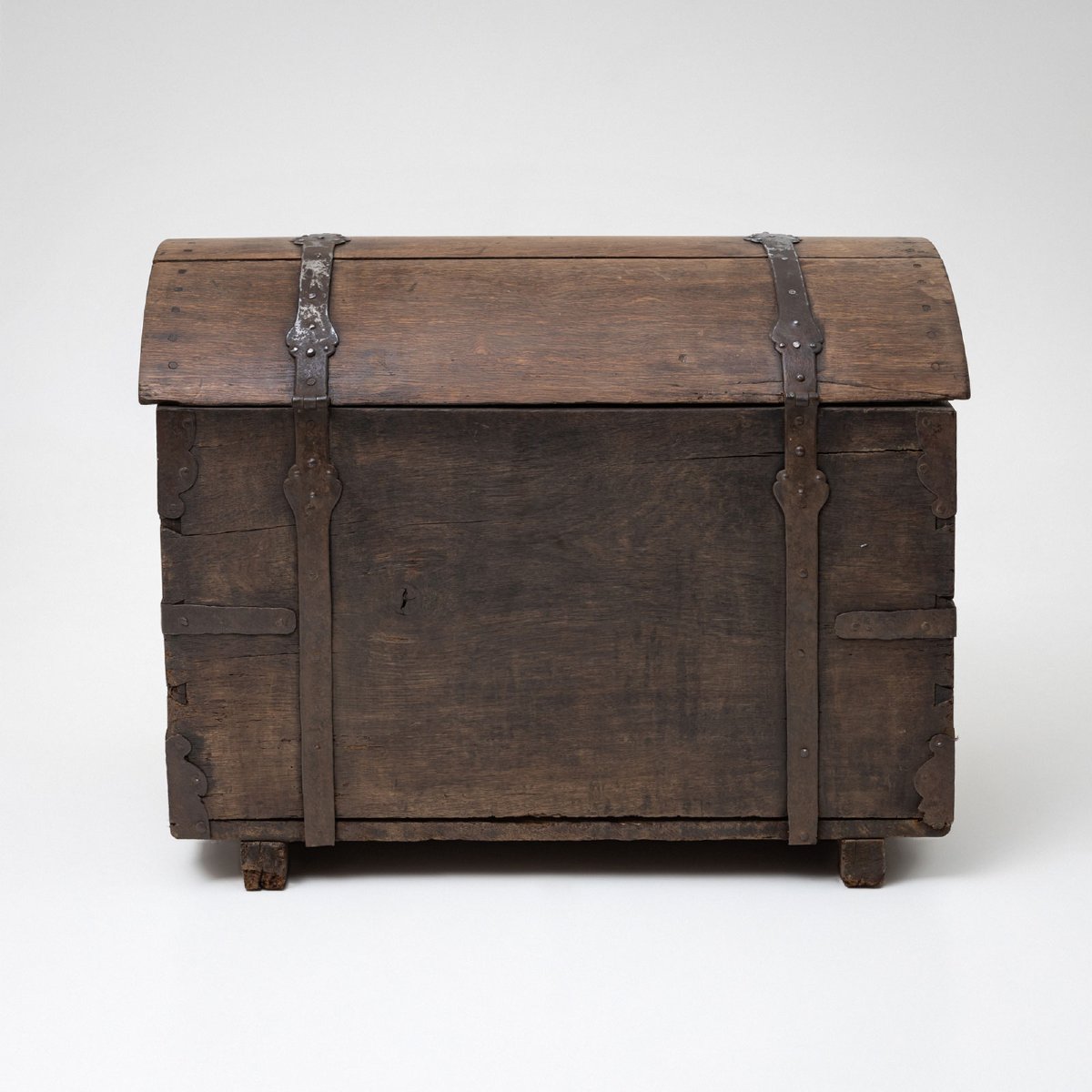 Baroque Chest With Domed Lid, First Half Of The 18th Century-photo-5