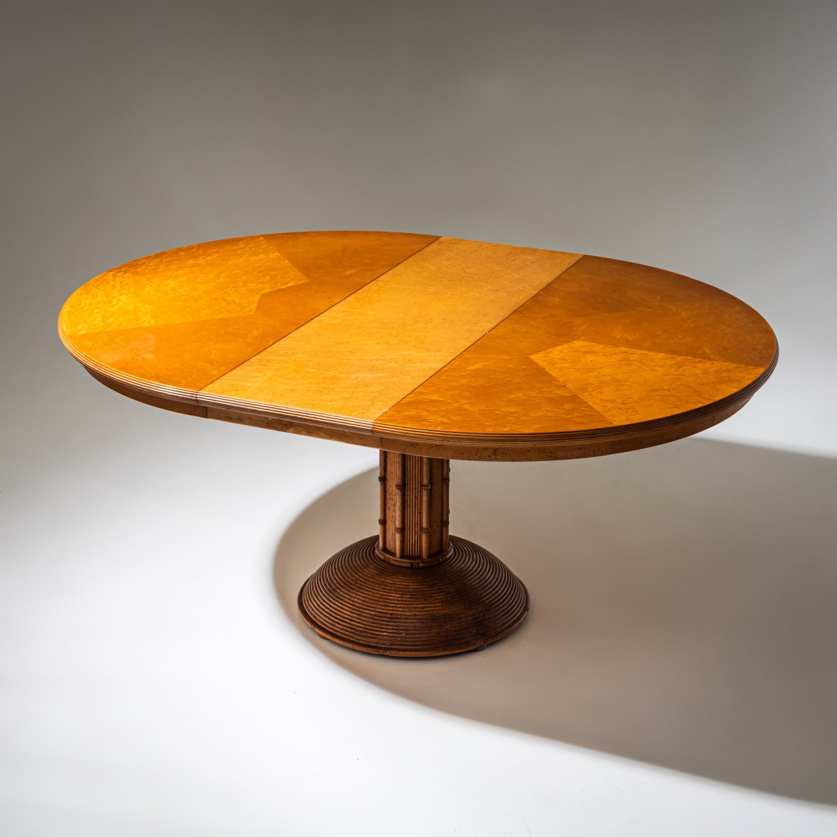 Dining Room Set In Faux Bamboo, Probably France, Mid-20th Century-photo-6