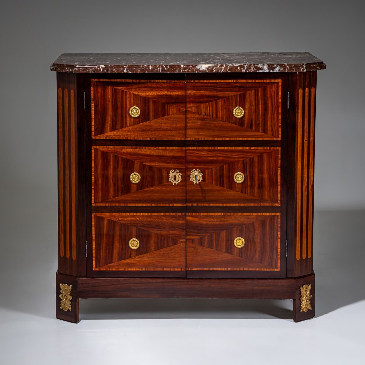 Faux meuble commode avec plateau en marbre, XIXe siècle-photo-4