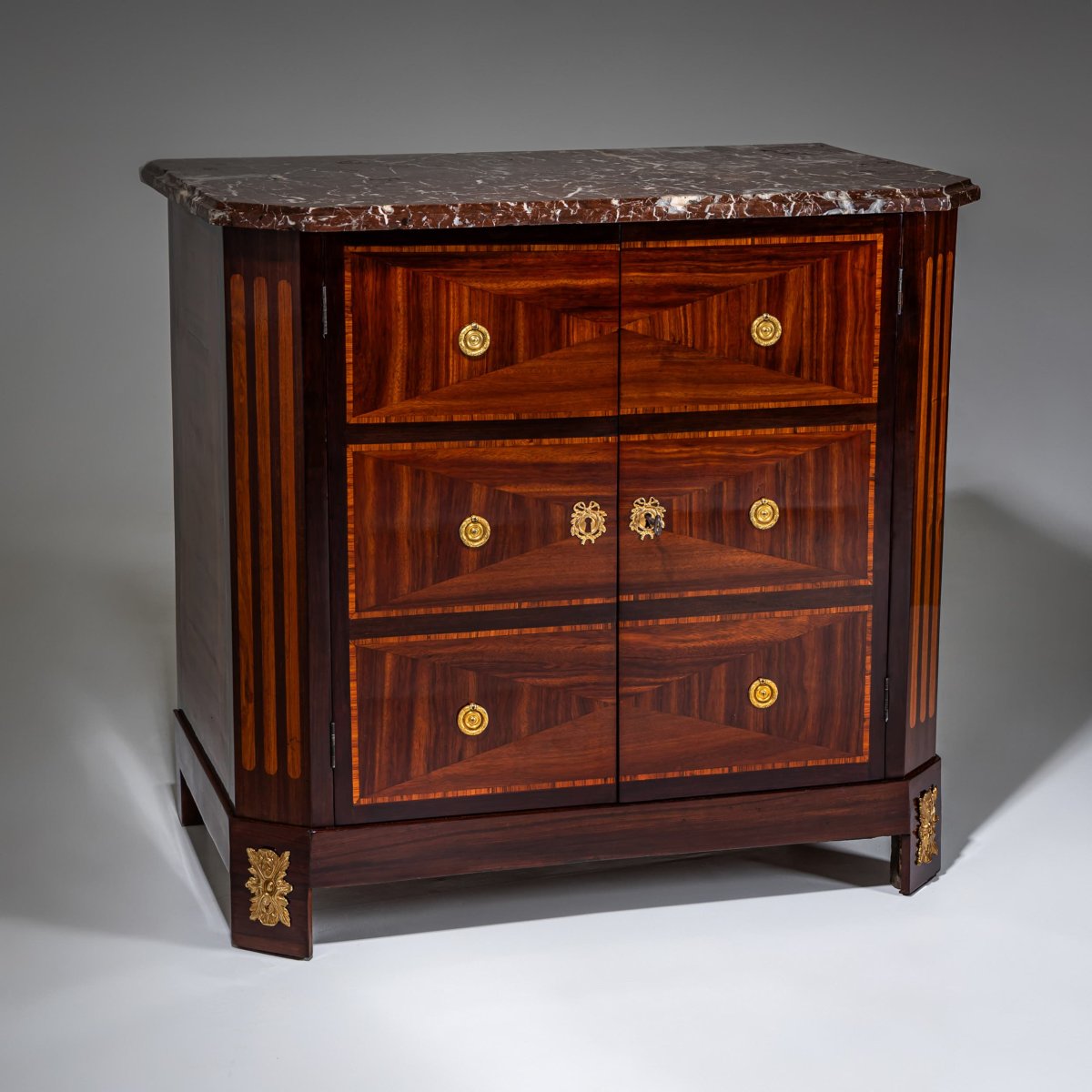 Faux meuble commode avec plateau en marbre, XIXe siècle-photo-6