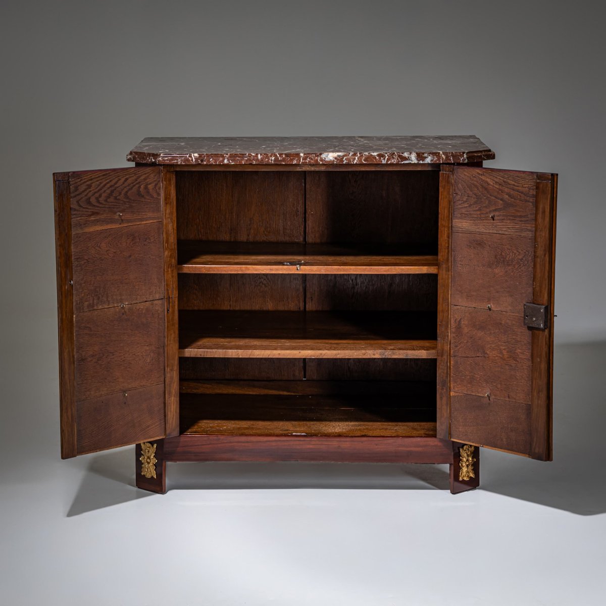 Faux meuble commode avec plateau en marbre, XIXe siècle-photo-8