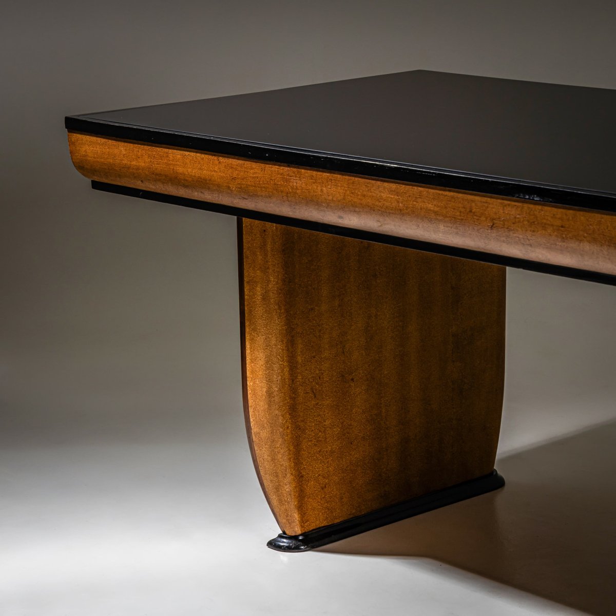 Table à manger Art déco dans le style d'Osvaldo Borsani, Italie, vers 1940-photo-2