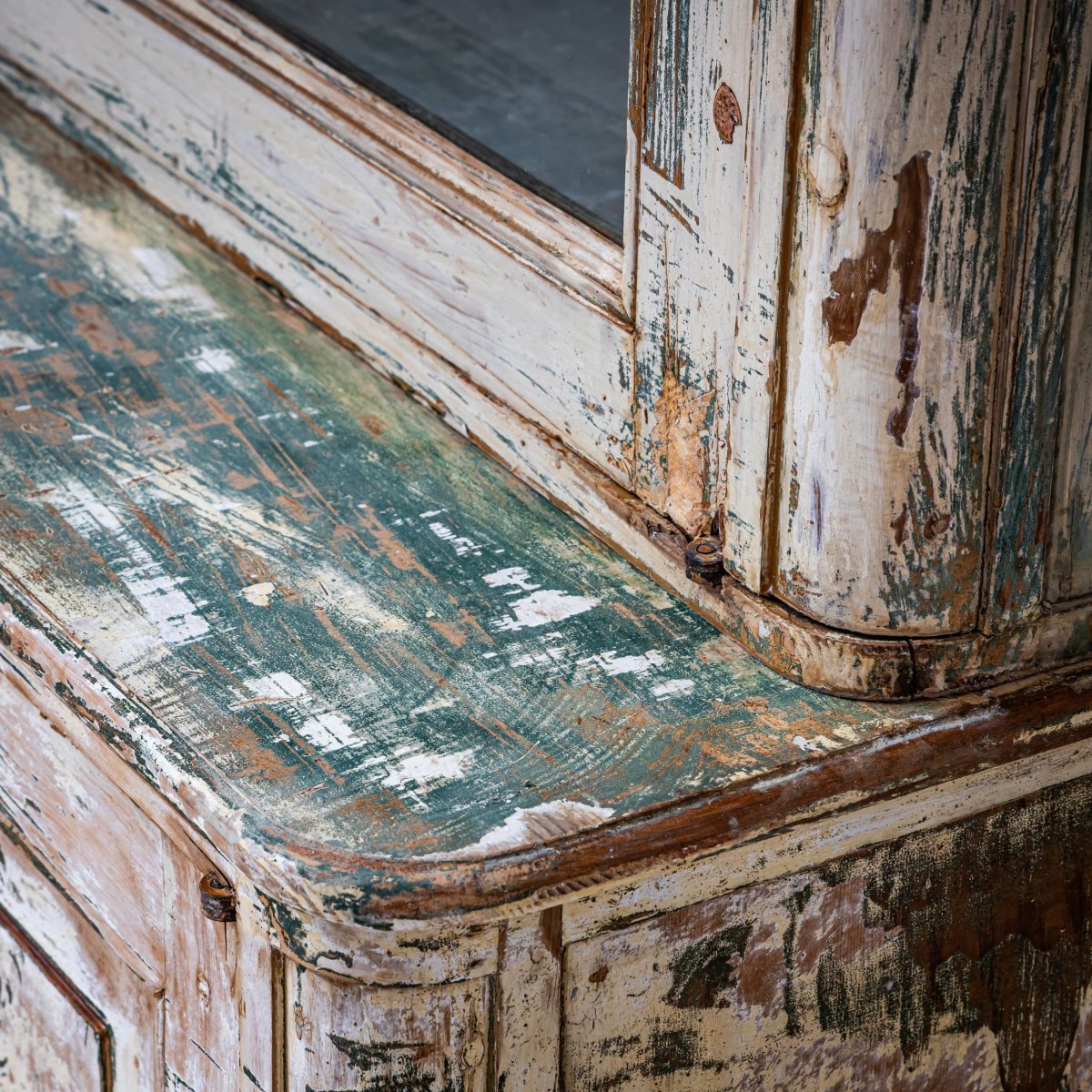 Paire de grandes bibliothèques peintes, Italie, vers 1840-photo-4