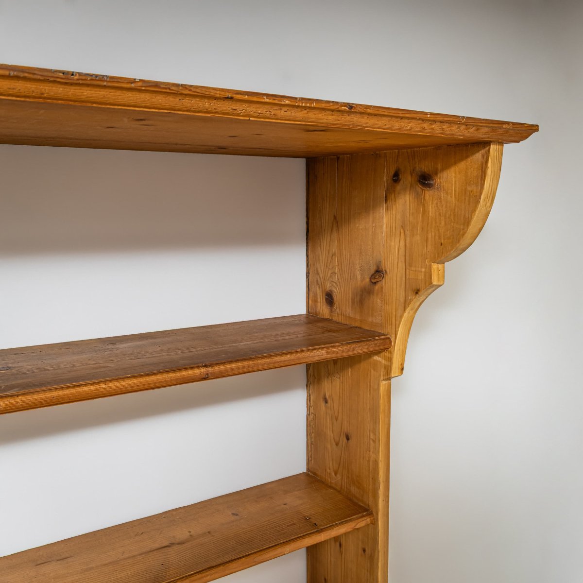 Kitchen Shelf Made Of Softwood, End Of 19th Century-photo-2