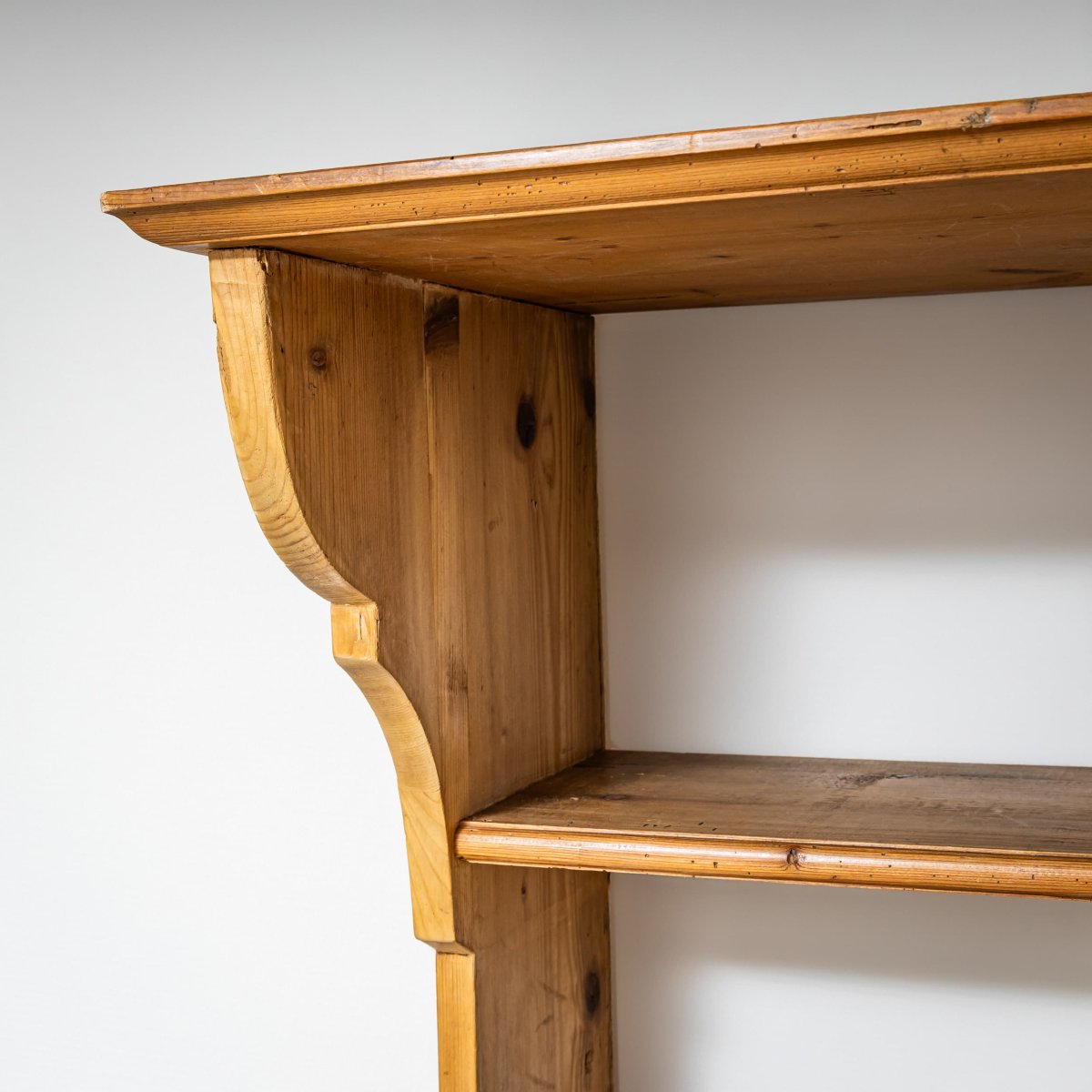 Kitchen Shelf Made Of Softwood, End Of 19th Century-photo-3