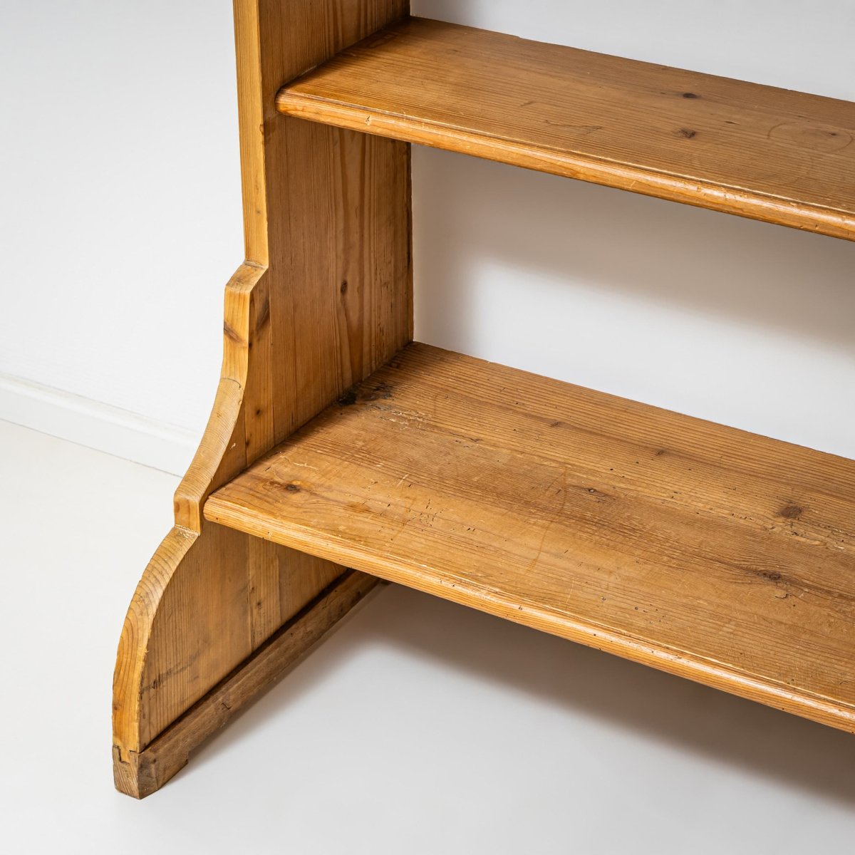 Kitchen Shelf Made Of Softwood, End Of 19th Century-photo-4