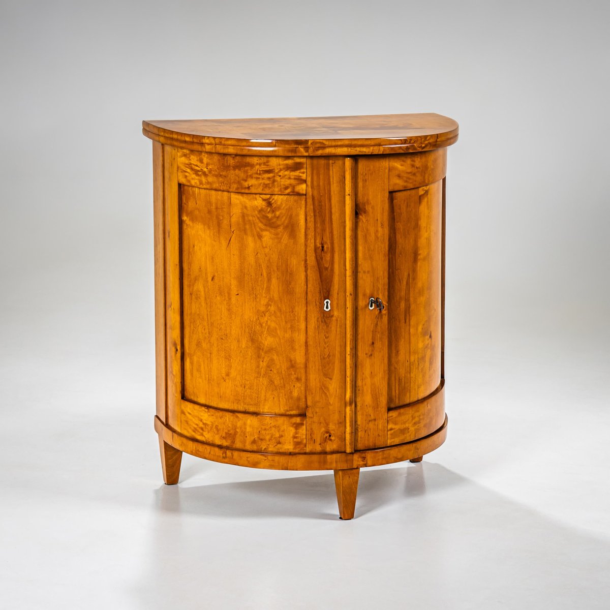 Armoire demi-lune Biedermeier, vers 1830-photo-2