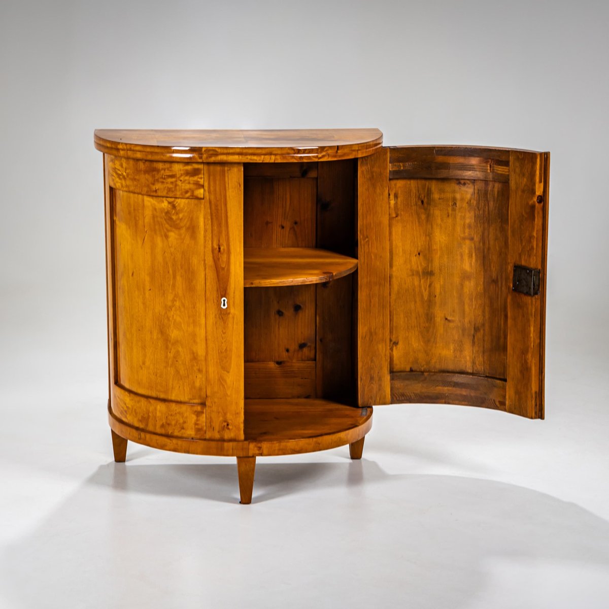 Armoire demi-lune Biedermeier, vers 1830-photo-3