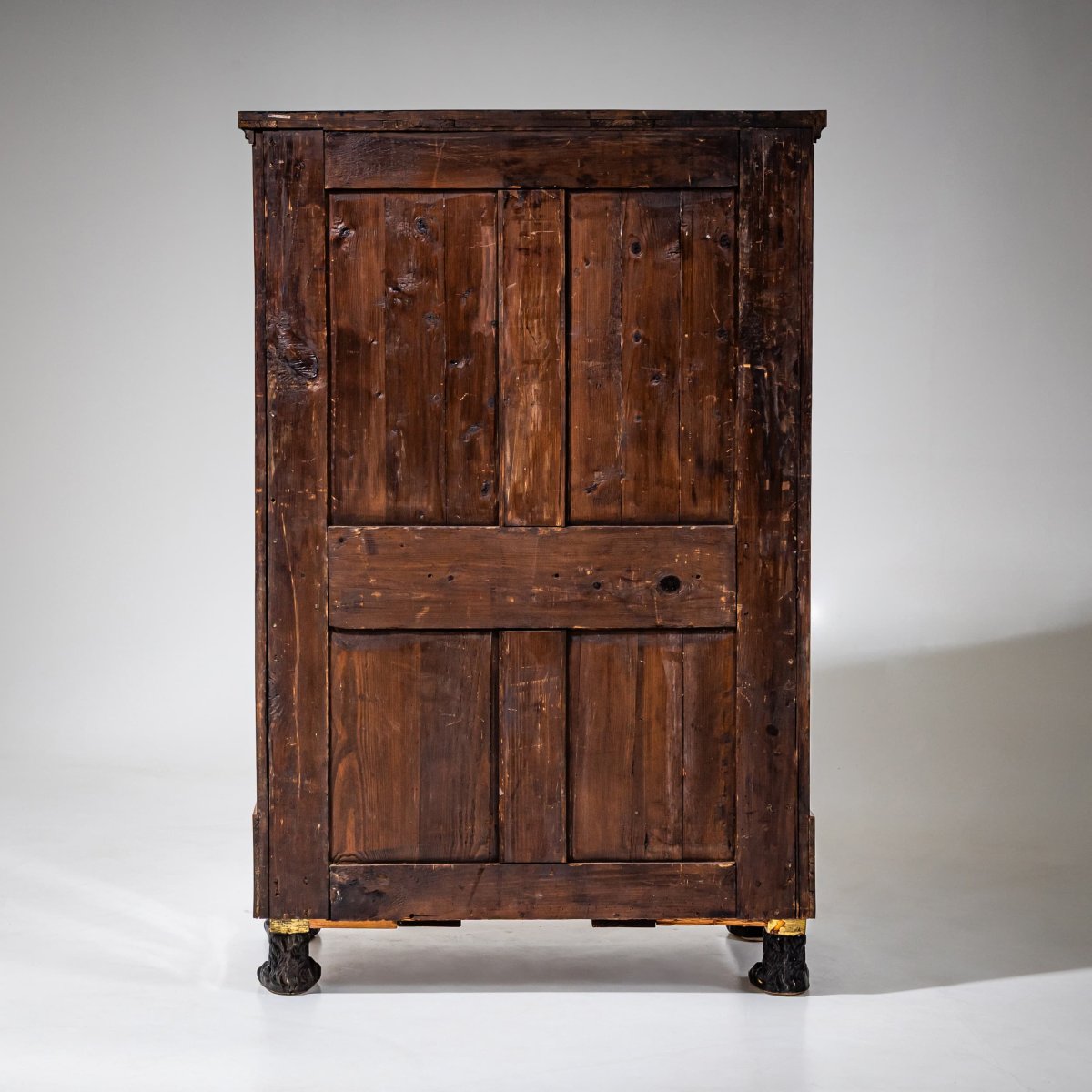 Empire Secretary Desk with Caryatids, Early 19th Century-photo-8