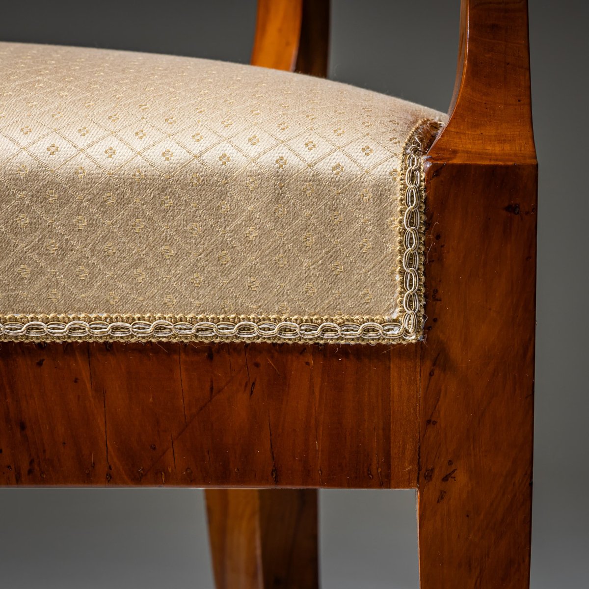 Biedermeier Armchair, Circa 1830-photo-3