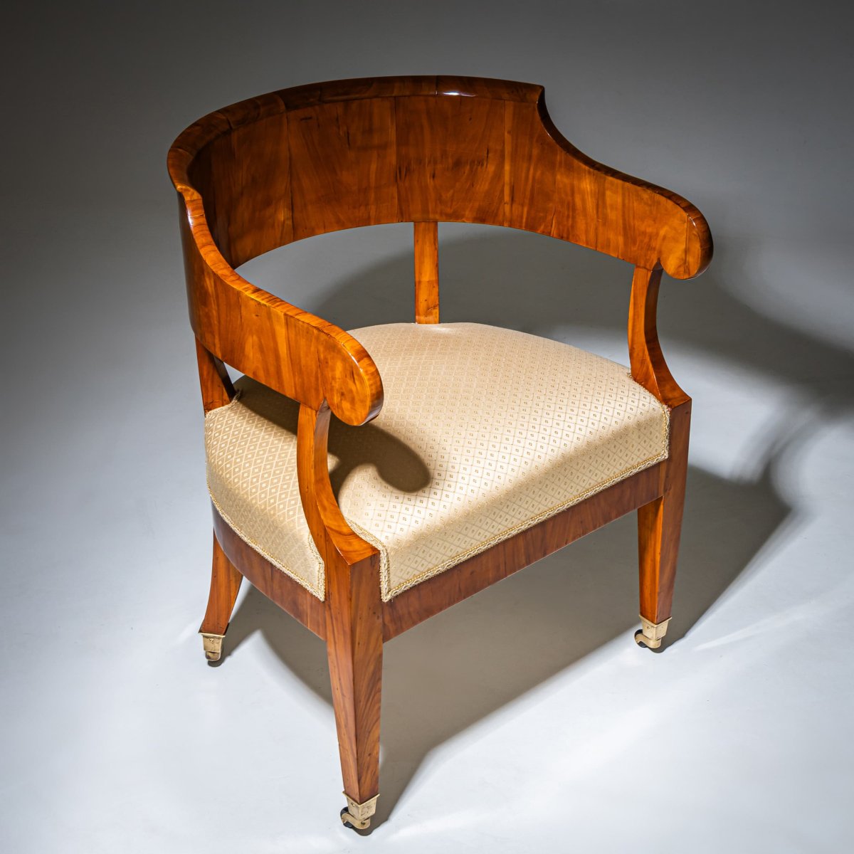 Biedermeier Armchair, Circa 1830-photo-4