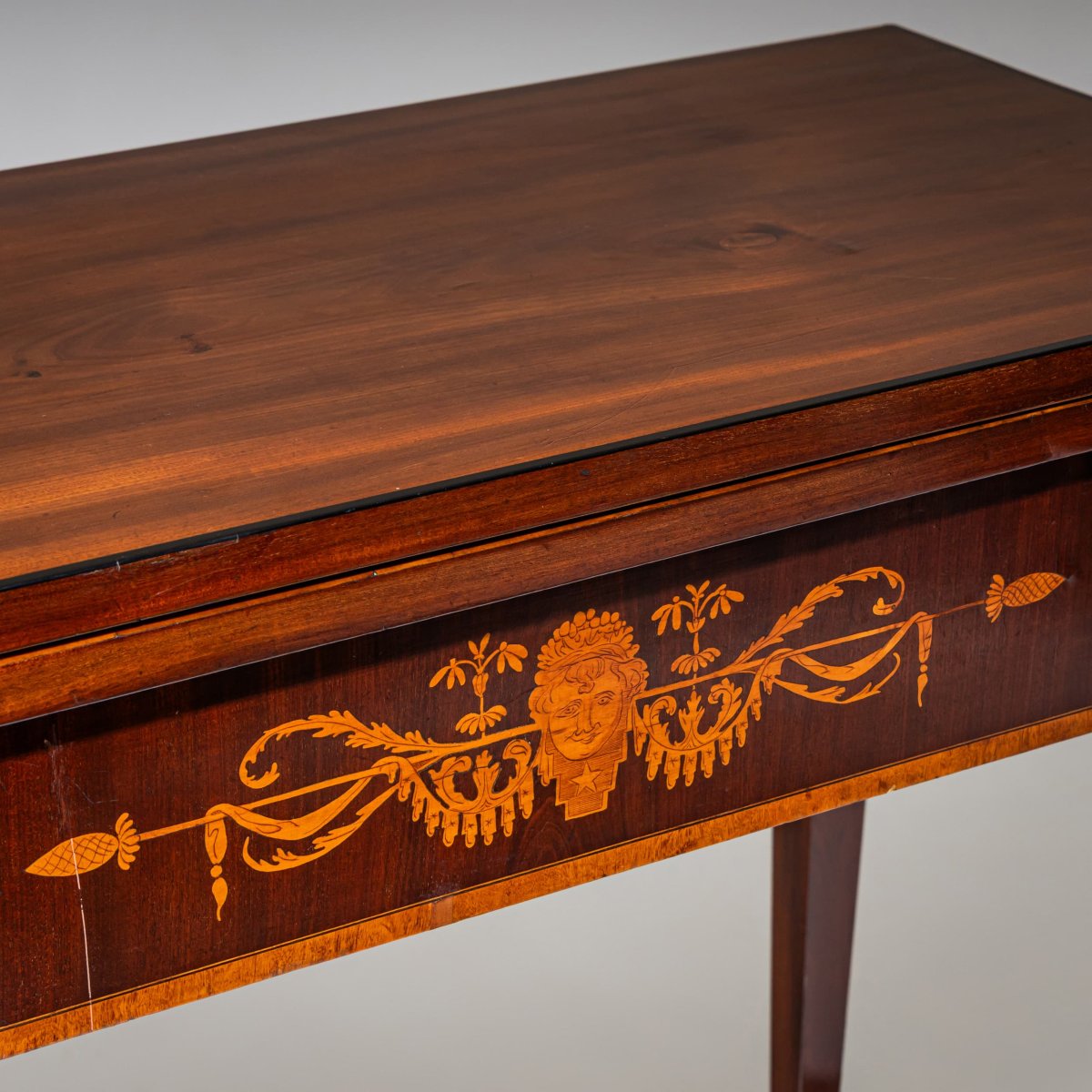 Neoclassical Gaming Table, 19th Century-photo-2