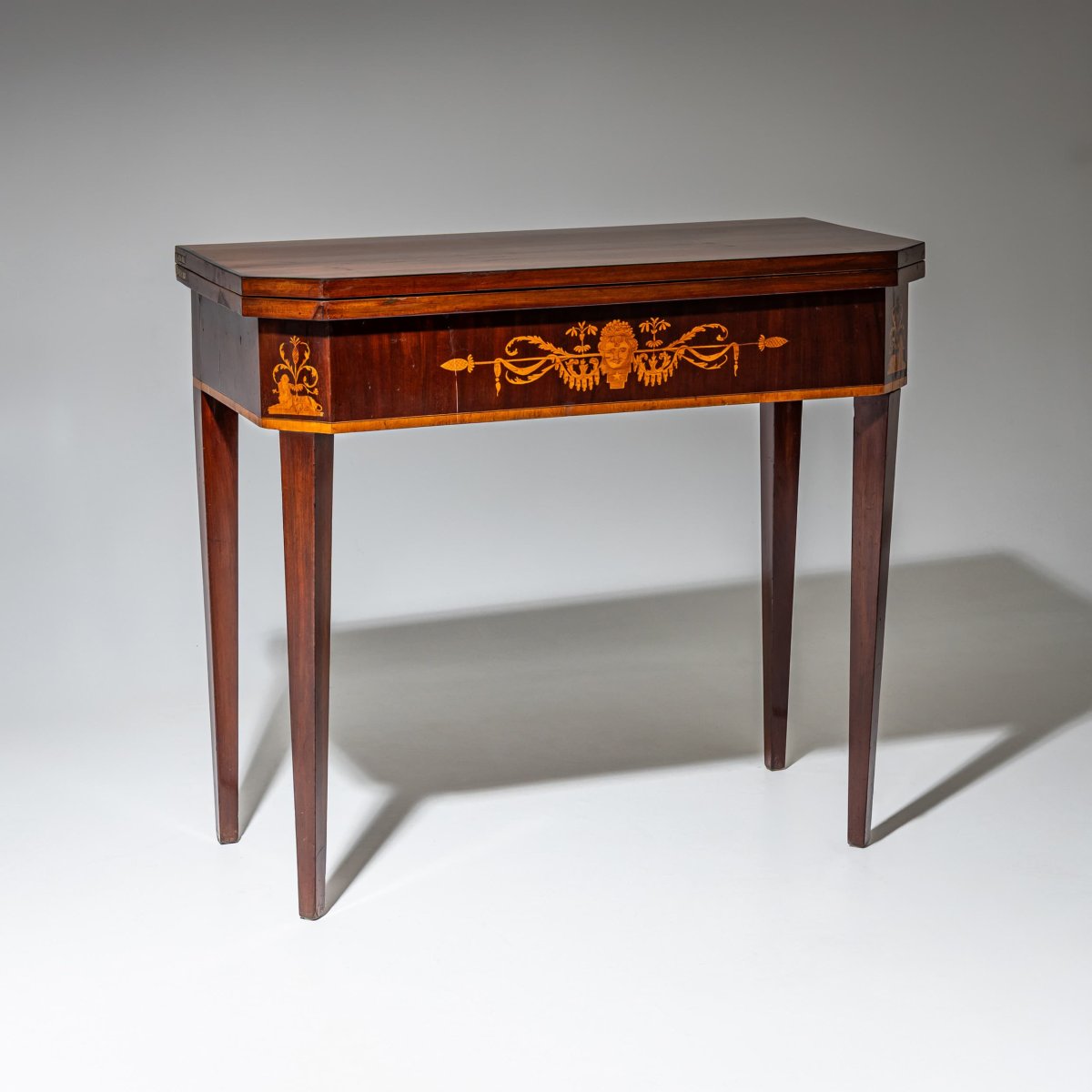 Neoclassical Gaming Table, 19th Century-photo-1