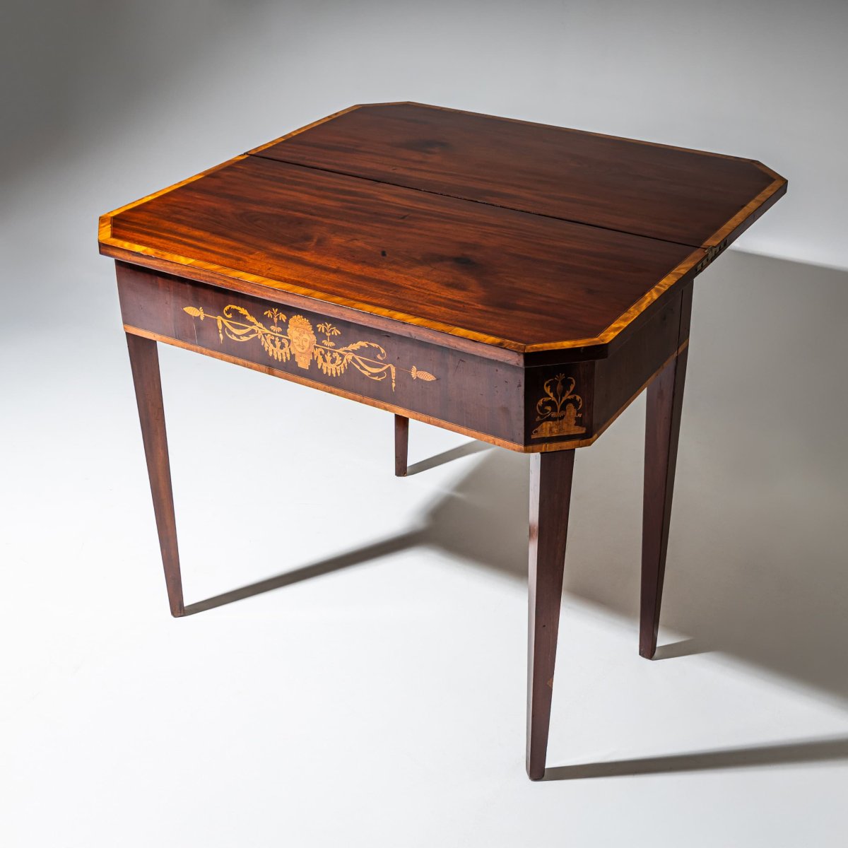 Neoclassical Gaming Table, 19th Century-photo-7