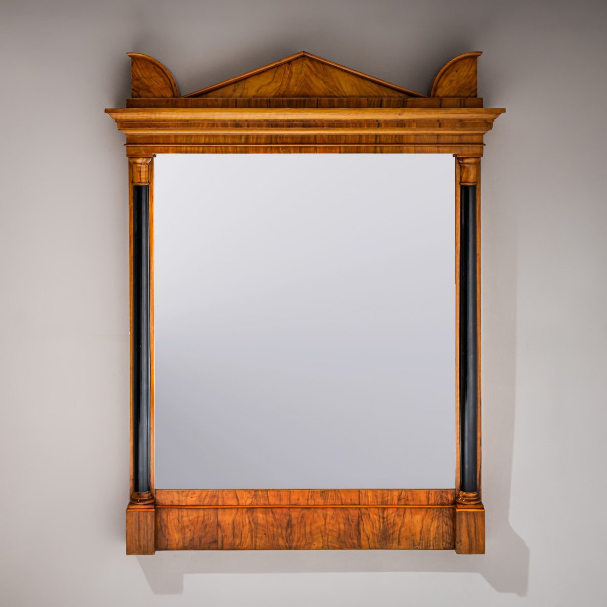 Miroir mural Biedermeier avec colonnes, XIXe siècle-photo-1